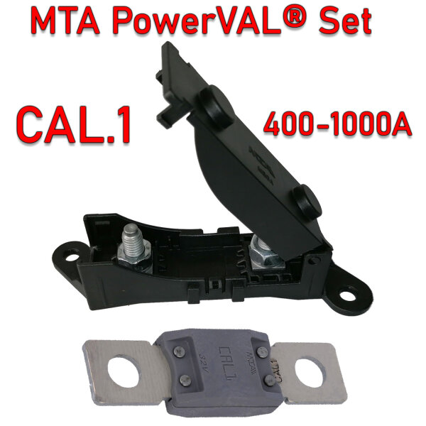 MEGA Sicherungshalter Set CAL1 12V 24V M8 anreihbar | MTA PowerVAL
