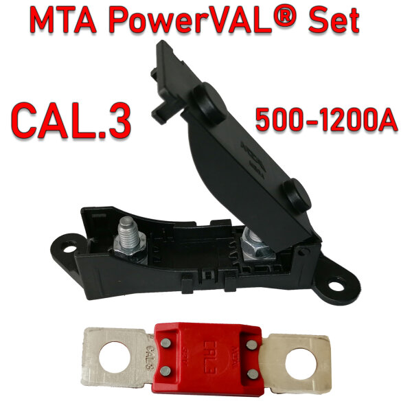 MEGA Sicherungshalter Set CAL3 12V 24V M8 anreihbar | MTA PowerVAL