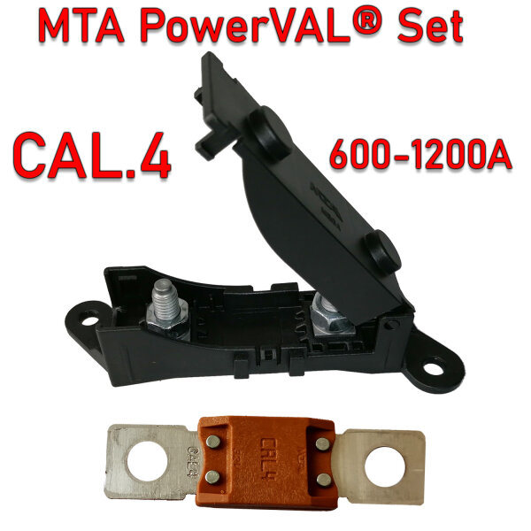 MEGA Sicherungshalter Set CAL4 12V 24V M8 anreihbar | MTA PowerVAL