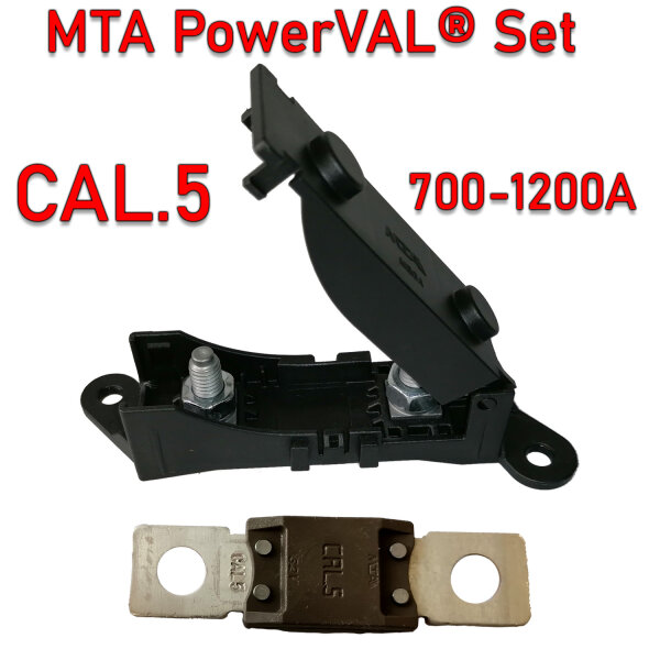 MEGA Sicherungshalter Set CAL5 12V 24V M8 anreihbar | MTA PowerVAL