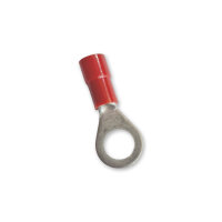 Ringkabelschuh 0,25-1,5mm² M6 isoliert Rot Kabelschuh Kupfer verzinnt