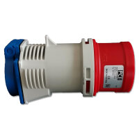 Adapter CEE 5-polig 16A auf Schuko