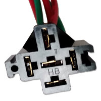 Relaissockel | 5-polig | 120mm Kabel