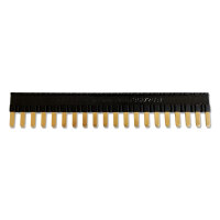 Schaltbrücke | 20 Kontakte | 36A | 250V | Schwarz
