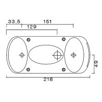 Lichtscheibe | Aspöck Midipoint 2 | Links oder Rechts | NSL