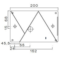 Lichtscheibe | Aspöck Multipoint 4 | Links | NSL & RFS