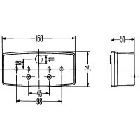 HELLA Rückleuchte 2SD 003.184-041 Rechts