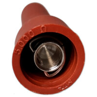 Zündkerzenstecker | MTA | 5kΩ | gerade | Rot | 7mm Kabel