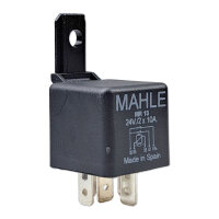 Relais | Mini | 5-polig | Doppelschließer (NO) | 24V | 2x10A | mit Widerstand