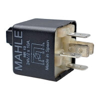 Relais | Mini | 5-polig | Doppelschließer (NO) | 24V | 2x10A | mit Widerstand