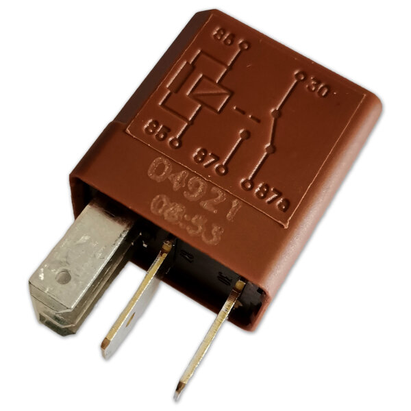 Mikro Relais | 5-polig | 12V | Umschaltrelais 10/20A | mit Diode | MTA