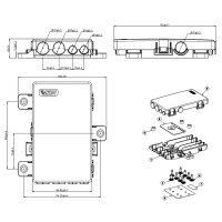 MIDI Sicherungshalter 4-fach – Verteiler für 12V/24V Bordnetze | MTA