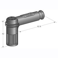 MTA Zündkerzenstecker SAE 5K Ohm 90° Winkel EPDM