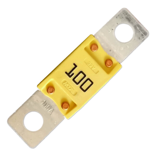 MEGACOMPACT Sicherung 100A 12V 24V träge M6 Batteriesicherung | MTA