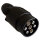 Anhängerstecker Aspöck | 7-polig | 12V | 16A | Flachstecker | Doppeltülle