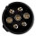 Anhängerstecker Aspöck | 7-polig | 12V | 16A | Flachstecker | Doppeltülle