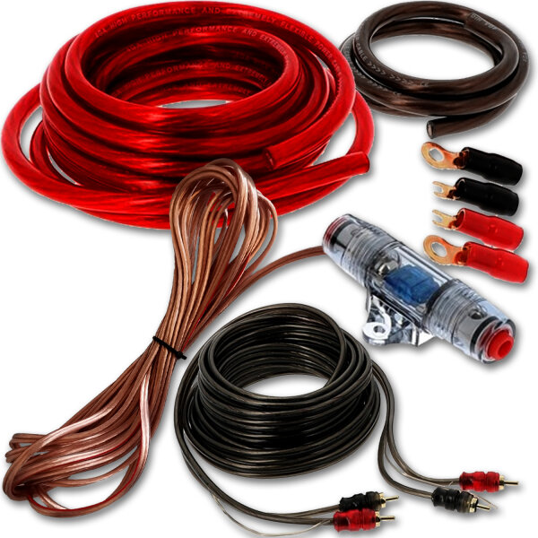 Car Hifi Kabelkit 4AWG inkl. 10m Lautsprecherkabel 2,5mm²