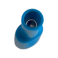 100x Flachsteckhülse 6,3mm vollisoliert blau 1,5-2,5mm² Crimp | F630