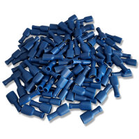 Flachsteckhülse F630 isoliert | Blau | 6,3mm |...