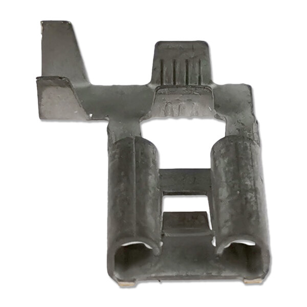 Flachsteckhülse 8mm 1-2,5mm² Fahne 90° mit Rastnase | MTA F800 FLAG