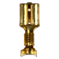 Flachsteckhülse MTA F630 mit Rastnase | 6,3mm | 1-2,5mm²