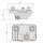 Batteriepolklemme mit Sicherungshalter MEGA 12V 24V KFZ MTA CBA J81 L4