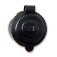 USB Doppelsteckdose, Typ A, 12V-24V, 5V 2,1A, Ø29mm