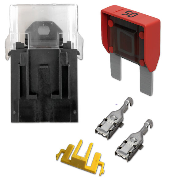Sicherungshalter | MTA MaxiVAL Standard | 32V | inkl. 50A Sicherung | anreihbar