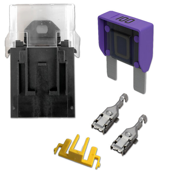 Sicherungshalter | MTA MaxiVAL Standard | 32V | inkl. 100A Sicherung | anreihbar