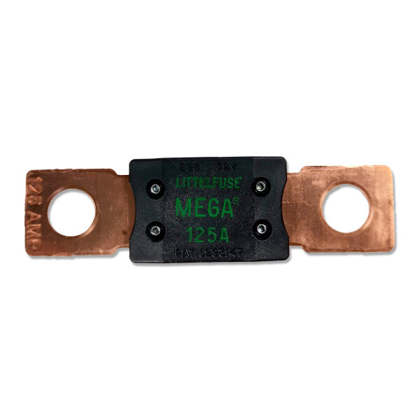 MEGA Sicherung 125A 12V 24V träge M8 Batteriesicherung | Littelfuse