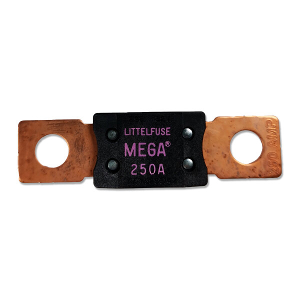 MEGA Sicherung 250A 12V 24V träge M8 Batteriesicherung | Littelfuse