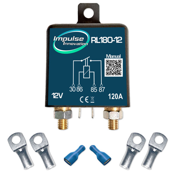 Trennrelais | RL180-12 | 12V | 100A | 16mm² Verbinder