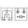 Trennrelaisset | RL180-12 START | 12V 120A | 25mm² Verbinder