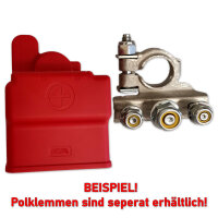 Batteriepolklemme Abdeckung rot für Pluspol 3-fach Polklemme MTA