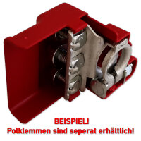 Polklemmenabdeckung MTA | 3-fach Polklemmen | Rot