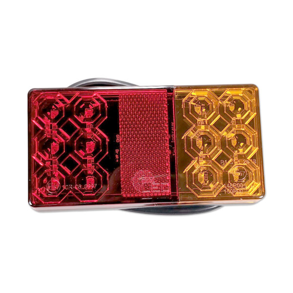 Rückleuchte | LED | 12V | Links/Rechts Universal | 4 Funktionen