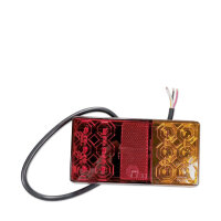 Rückleuchte | LED | 12V | Links/Rechts Universal | 4 Funktionen