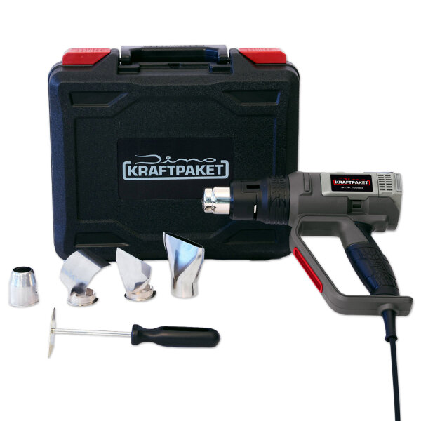 Heißluftpistole Dino KRAFTPAKET | 2000W | 50-600°C
