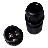 Anhängerstecker | 3-polig | 6-24V | 25A | Kontaktbuchsen