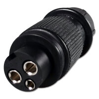 Anhängerstecker | 3-polig | 6-24V | 25A | Weiblich |...