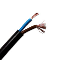 2-Adriges Kabel  2x1,5mm² Blau/Braun, Rund (Meterware)