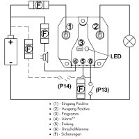Batteriewächter 12V 24V 40A Tiefentladeschutz IP65 | Alfatronix PT40