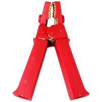 Batterieladezange | 500A | Rot | Vollisoliert