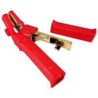 Batterieladezange | 500A | Rot | Vollisoliert
