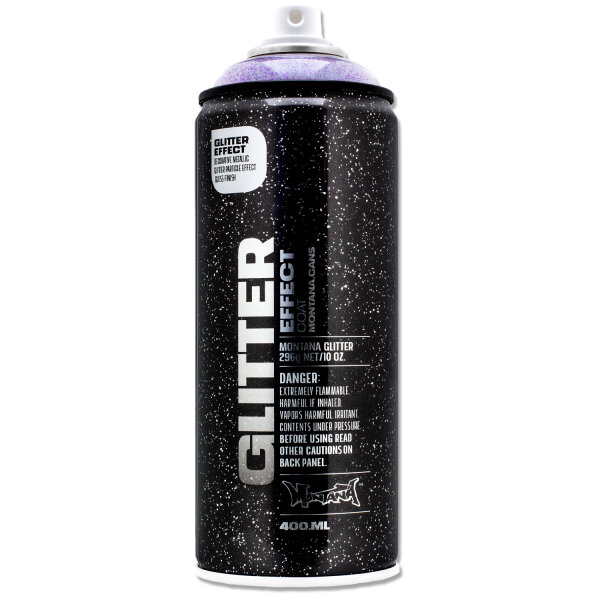 Sprühlack Montana GLITTER | Glitzer Effekt-Klarlack | Amethyst | 400ml