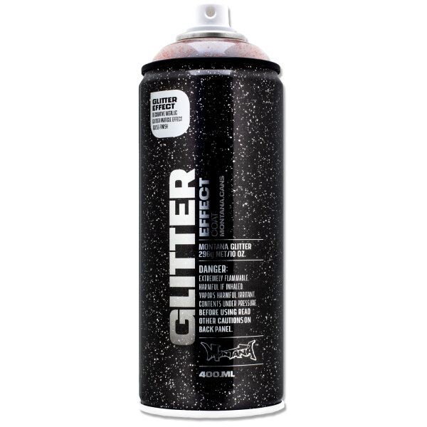 Sprühlack | Montana GLITTER | Glitzer Effekt-Klarlack | X-Mas Red | 400ml