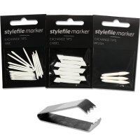 Stylefile Marker Ersatzspitzen Standard, Brush, Chisel,...