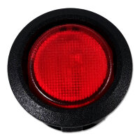 Wippschalter | 12V | 20A | Rot | Rund | beleuchtet | Ø20,2mm