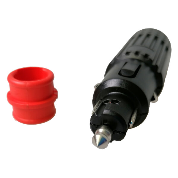 Zigarettenanzünderstecker | mit Adapter | 12-24V | 16A | LED | Sicherung