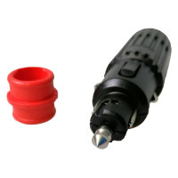 Zigarettenanzünderstecker | mit Adapter | 12-24V | 16A | LED | Sicherung